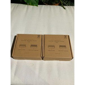 Brushmo Compatible Replacement Facial Cleansing Brush Heads (2x - 4-Pack)